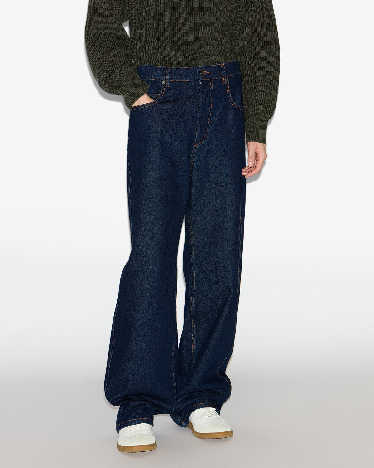 Isabel Marant Jameson jean foncé nuit denim brut