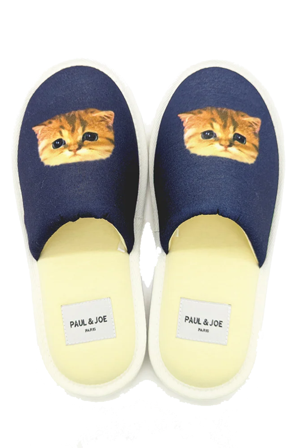Paul & Joe Nounette pantoufles marine chat 37-39