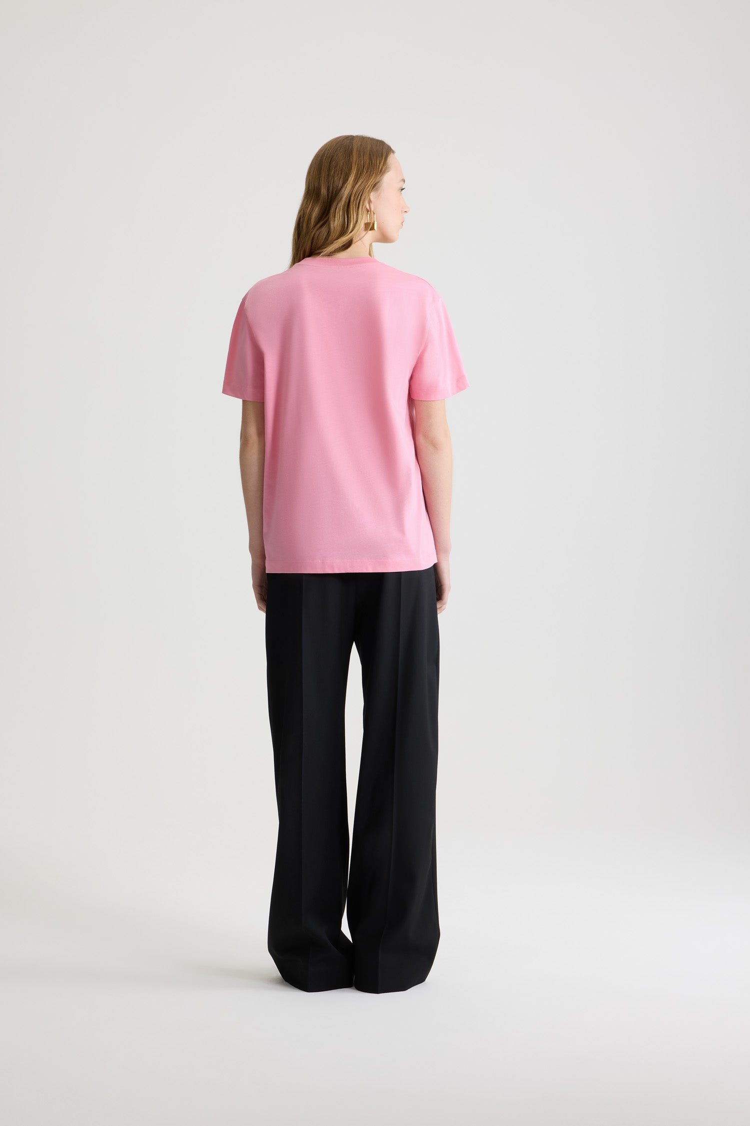 Patou JE136 t-shirt coton bio logo Pink Pearl