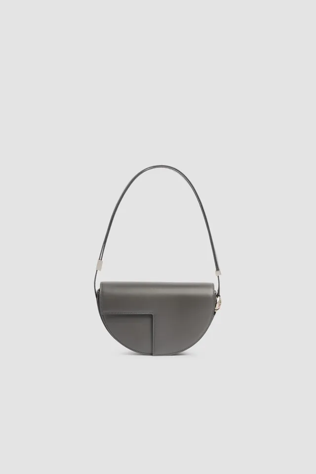 Patou BA0225000966G Le Patou Sac Cuir Gris Stormy Sea