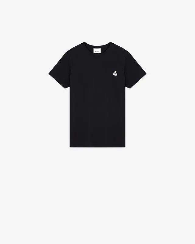 Isabel Marant Zafferh T-shirt coton noir et écru