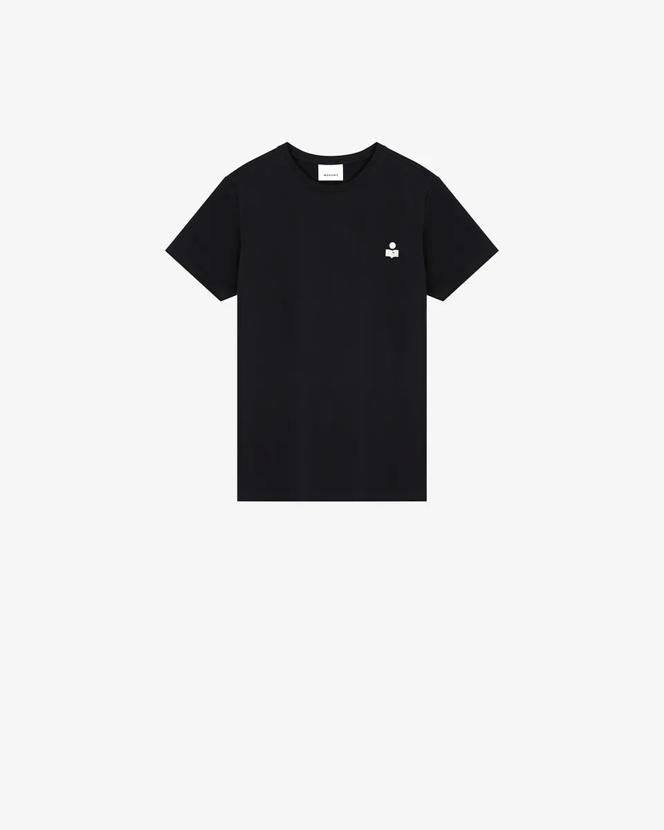 Isabel Marant Zafferh T-shirt coton noir et écru