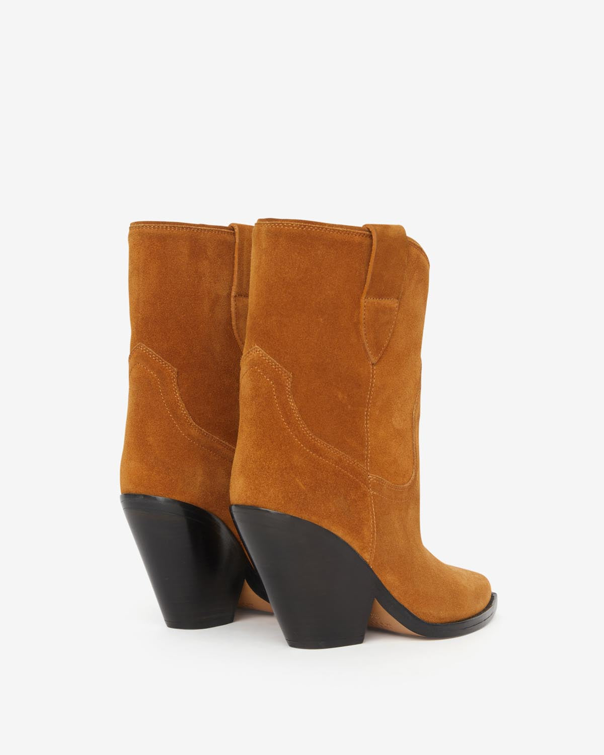 Isabel Marant Leyane Bottes Santiag Cognac Talon 9 cm