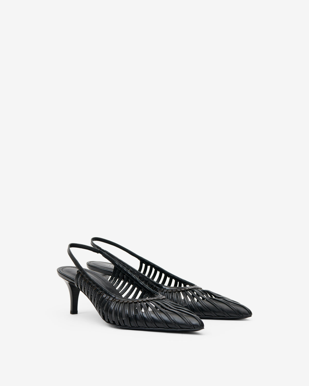 Isabel Marant Pionee escarpins cuir noir pointu