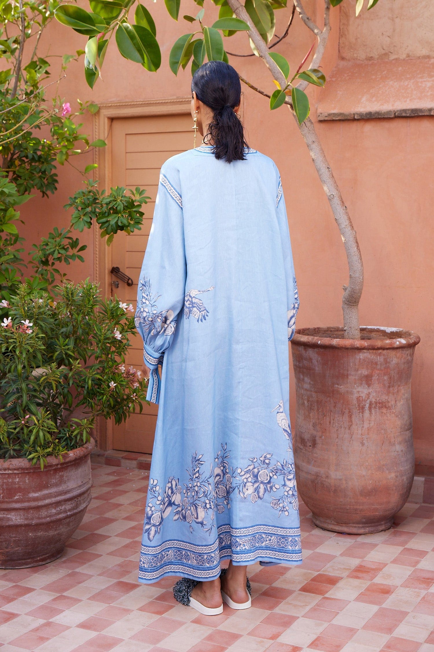 Alemais Villa Romantica Holiday robe midi lin 4-16