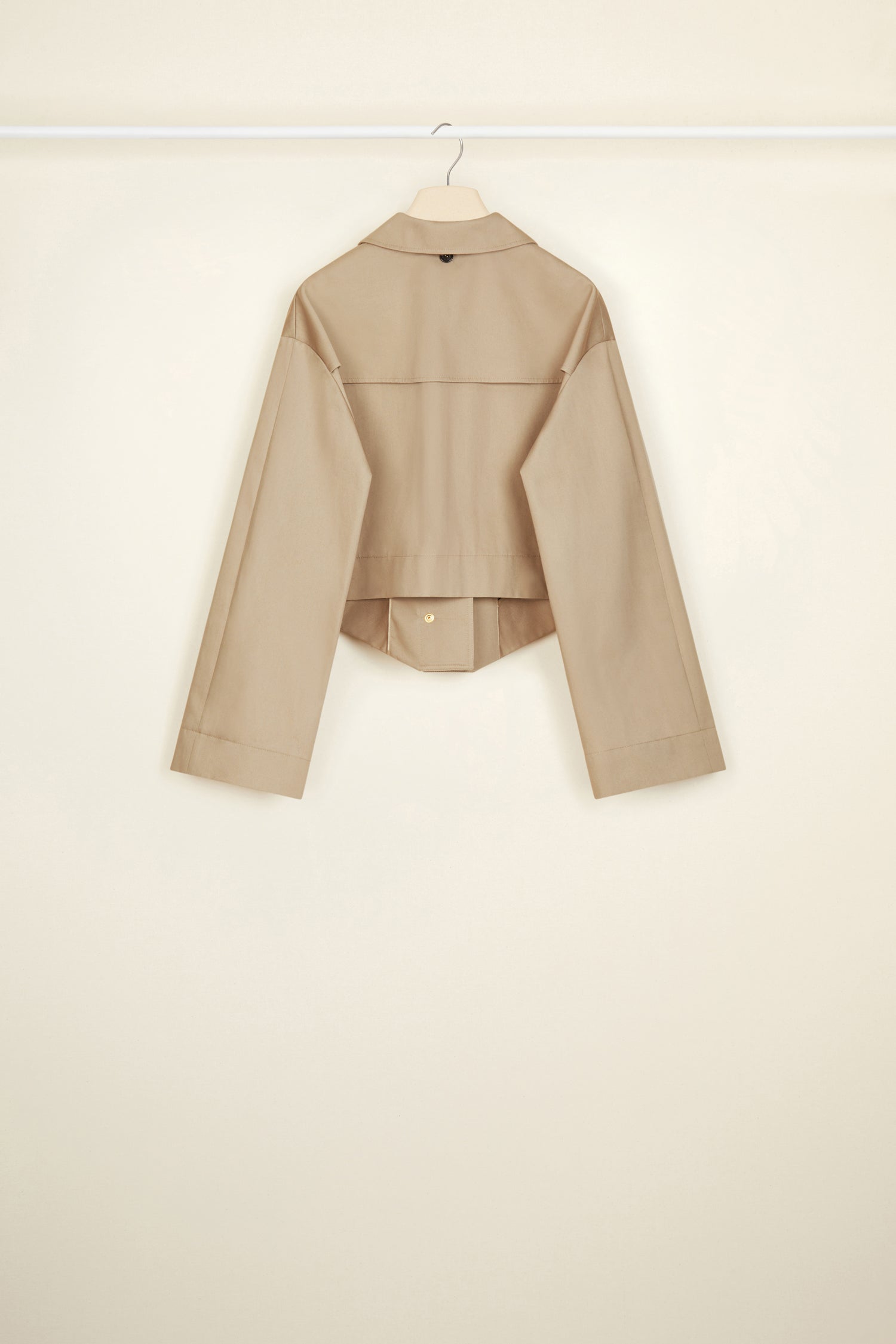 Patou P22OU0110074106P parka coton Parchment beige