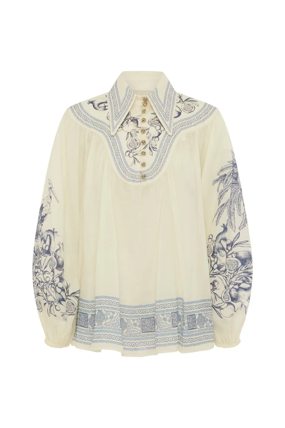 Alemaïs Villa Romantica blouse lin manches