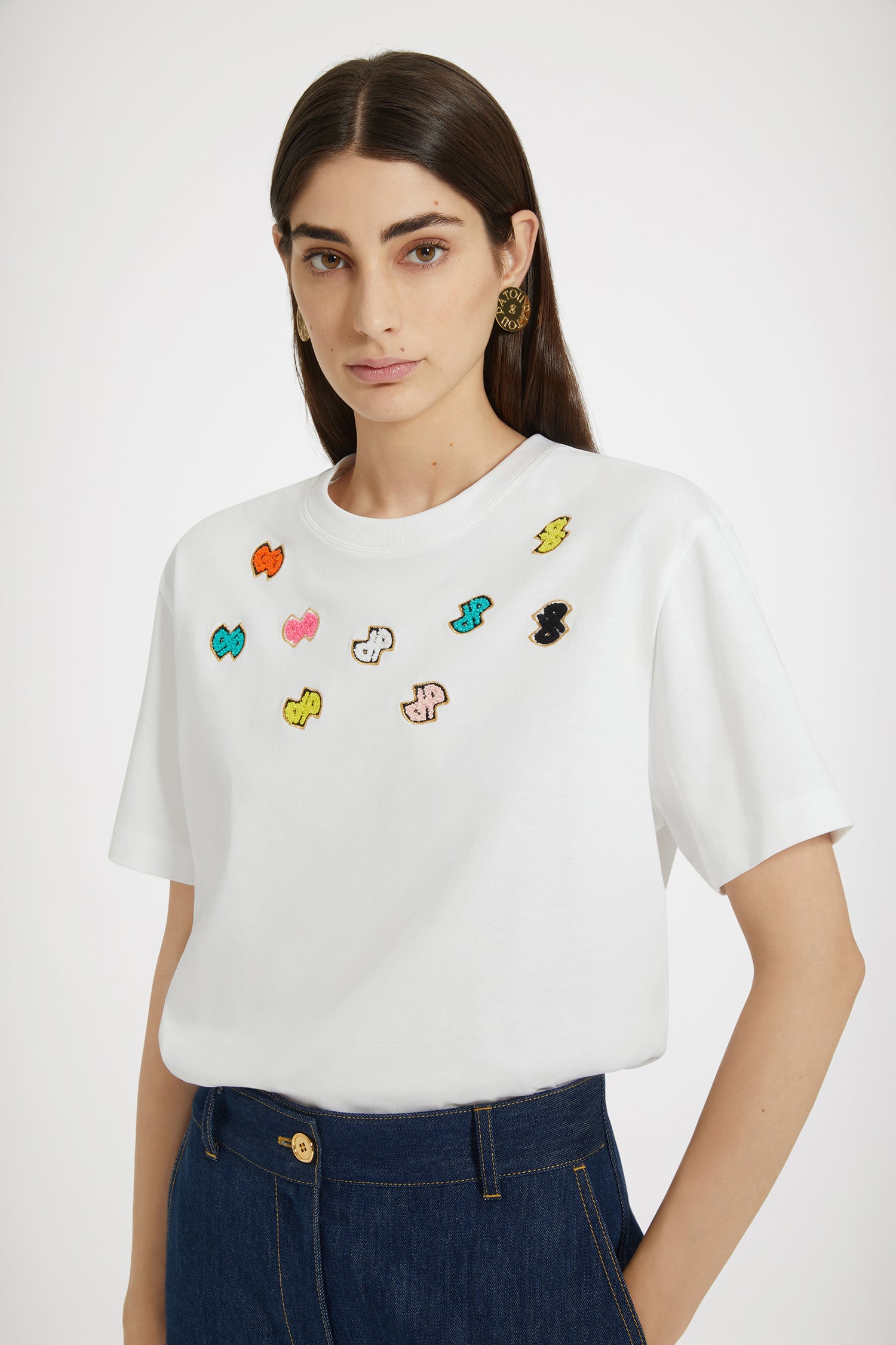 Patou JE110 t-shirt JP blanc coton bio XS-XXL