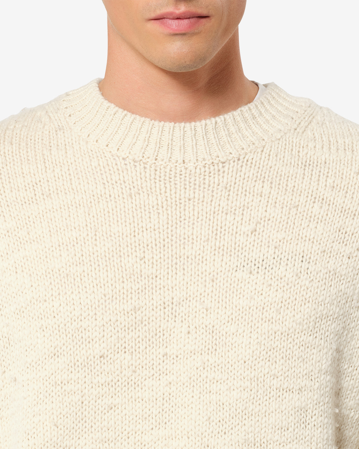 Isabel Marant Karl pull laine écru coupe large