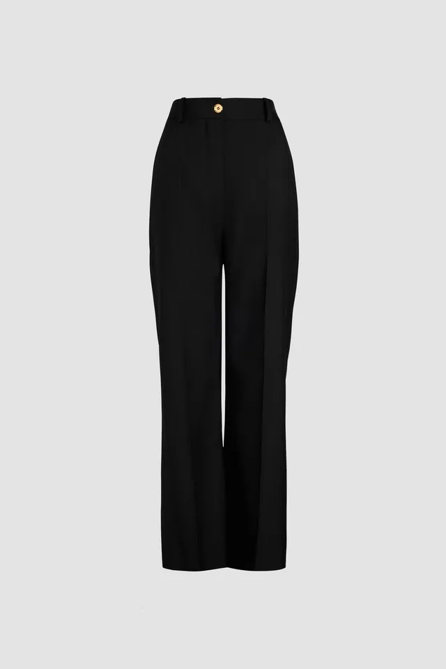 Patou pantalon laine H20TR002 noir Black taille 34-44