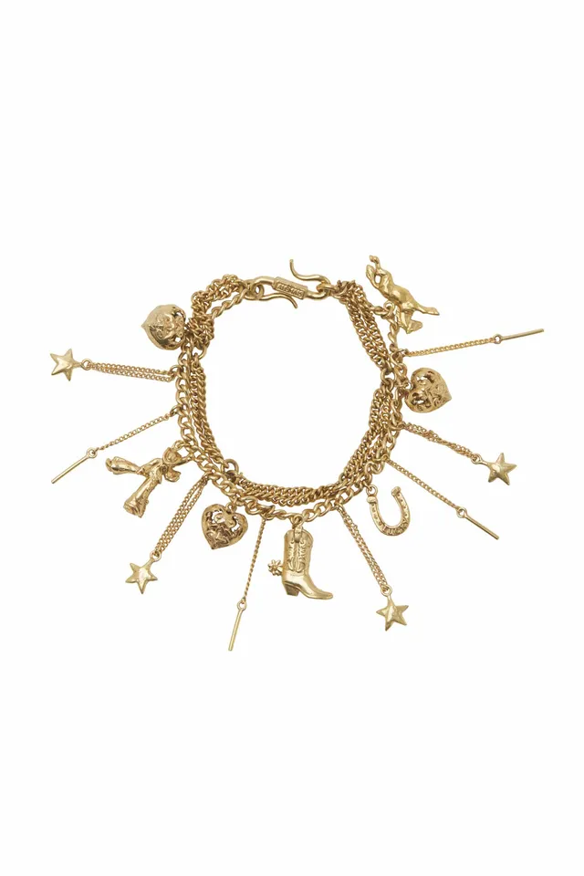 Alemaïs Django Charm Bracelet breloques laiton