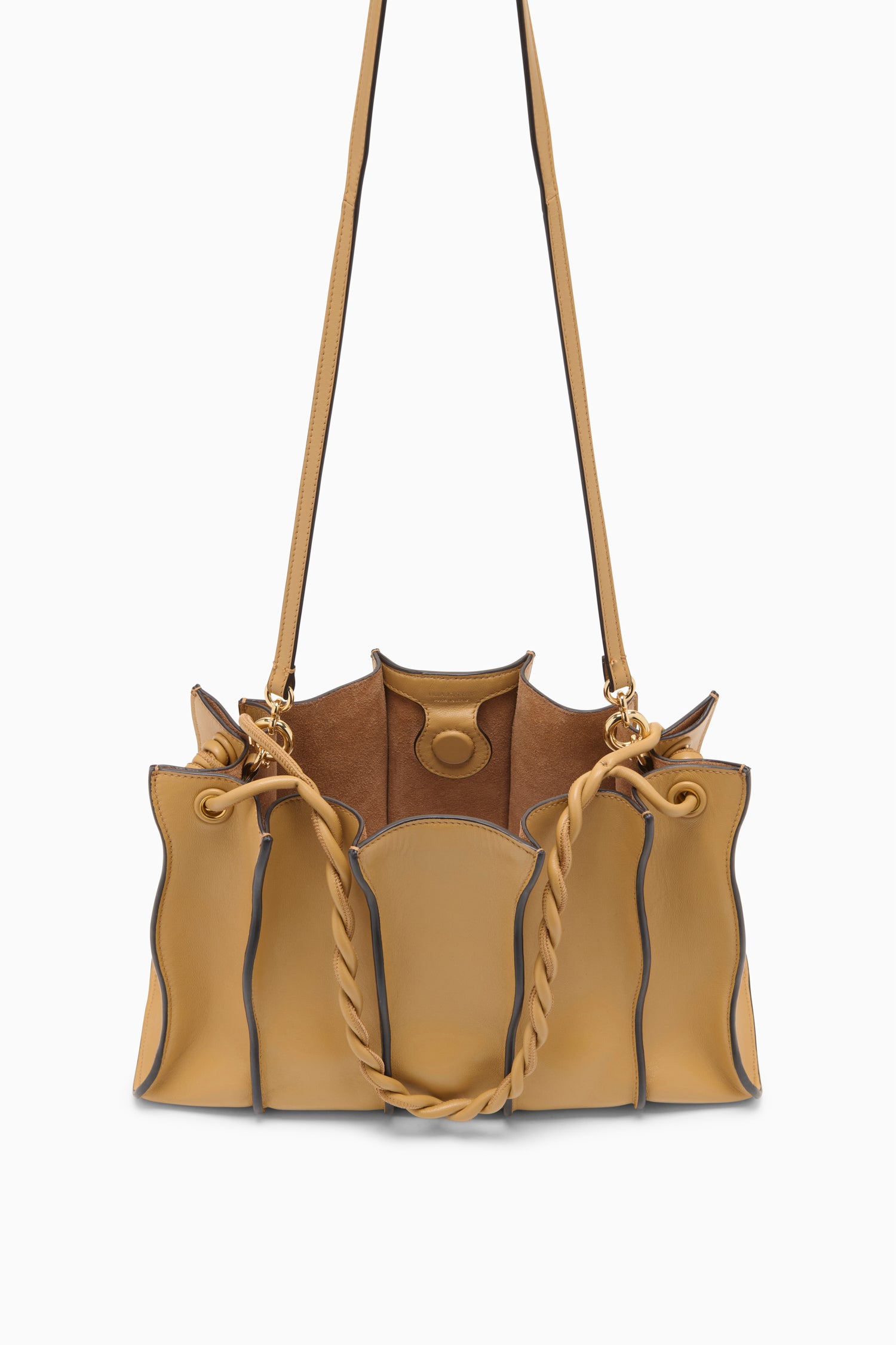 Ulla Johnson Adria FA261163 sac cuir Bisque beige convertible