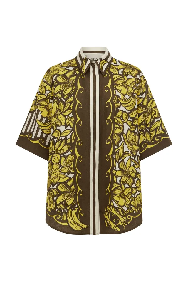 Alemäis Mona Shirt chemise chanvre taille 8 fleurs