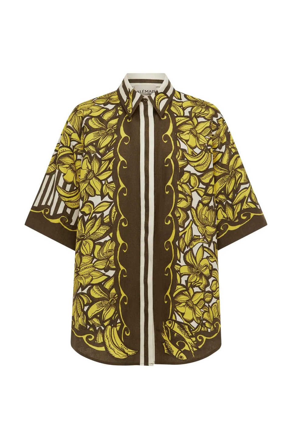 Alemäis Mona Shirt chemise chanvre taille 8 fleurs