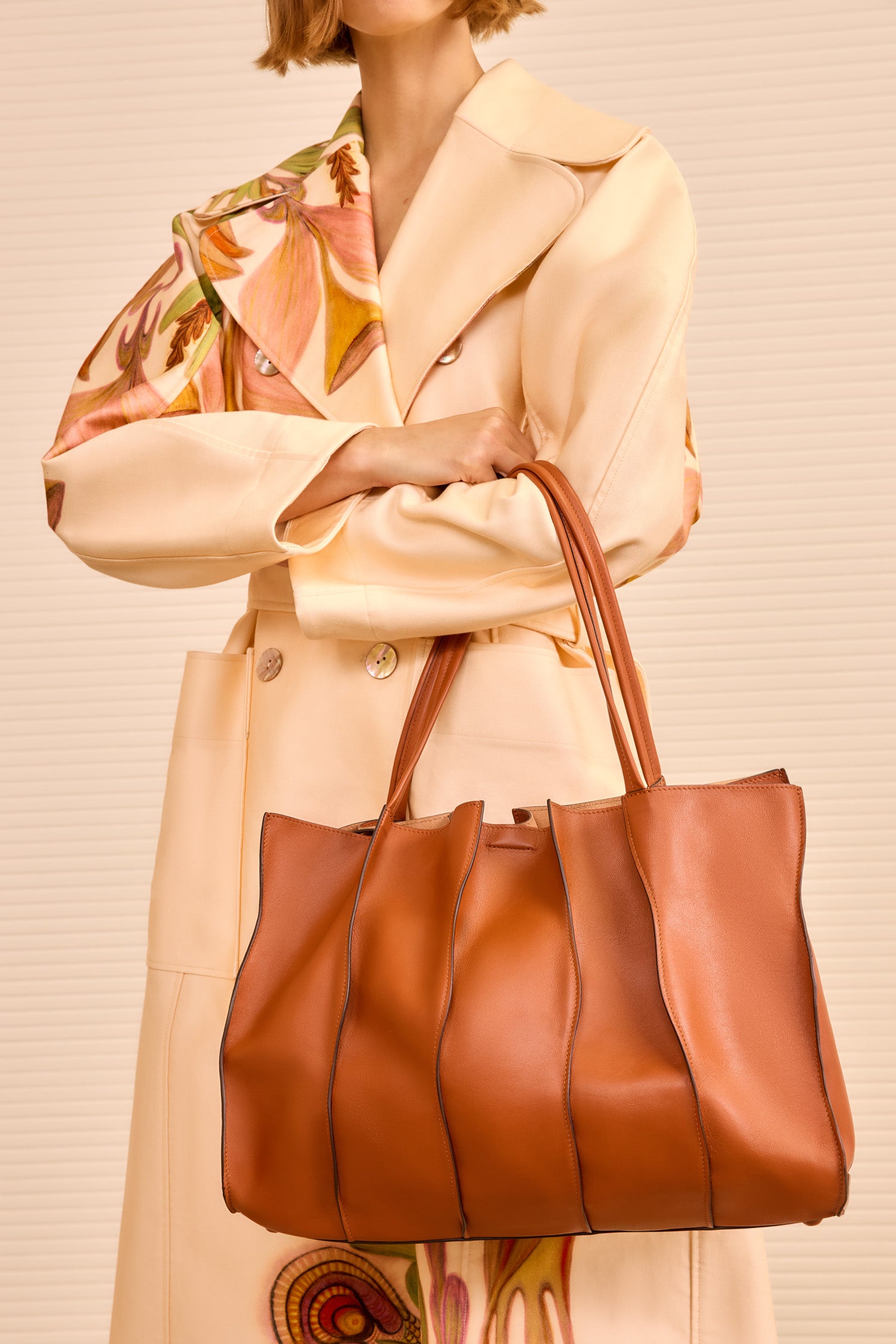 Ulla Johnson Adria tote cuir marron Sierra