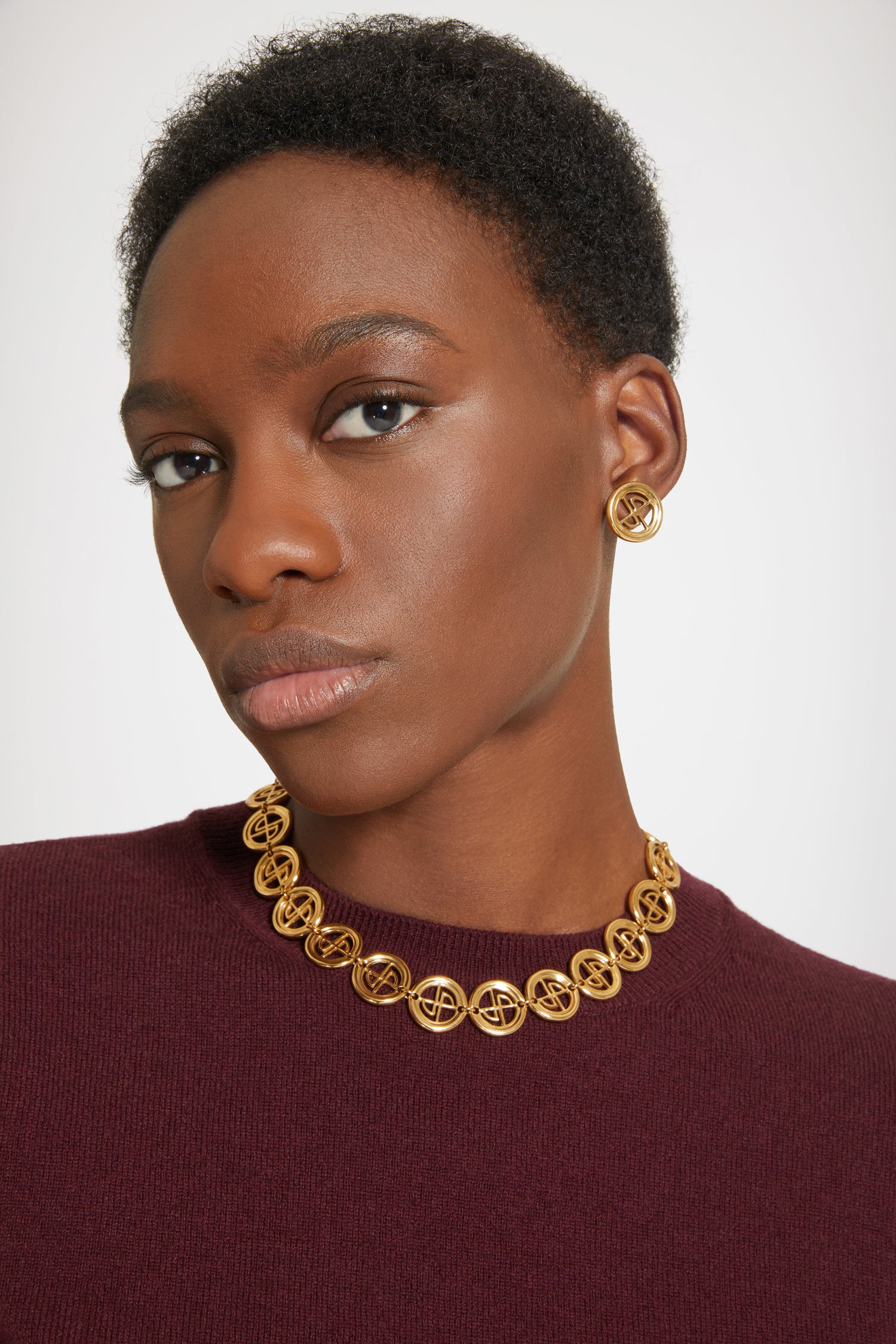 Patou Jewellery H23JW1111002299G collier doré Gold