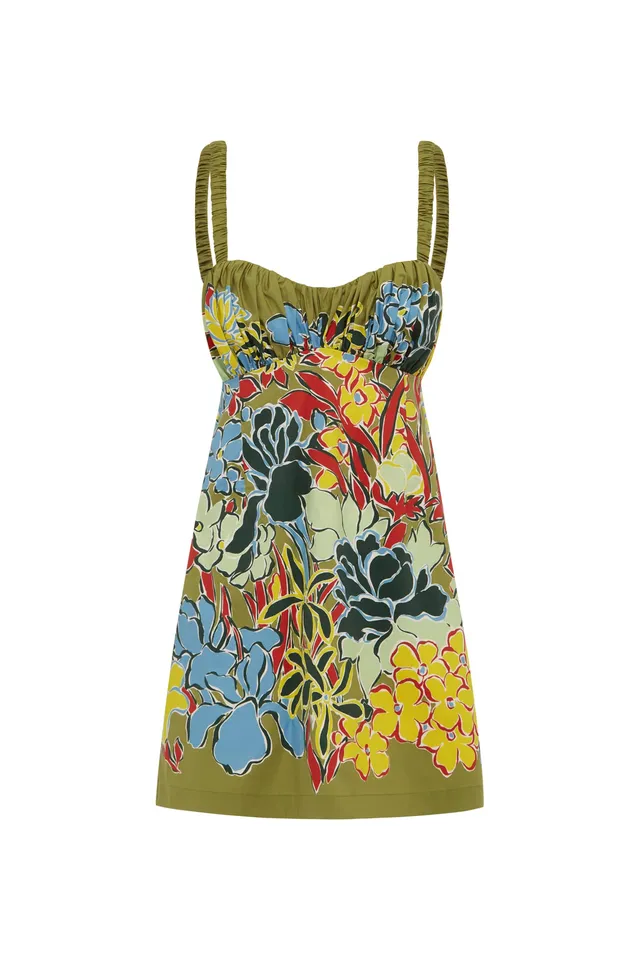 Alemäis Solstice Mini Dress robe coton fleurie taille 4