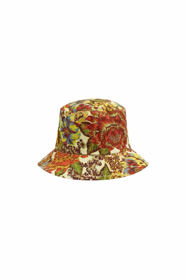 Alemäis Charlie bob réversible coton floral rayé