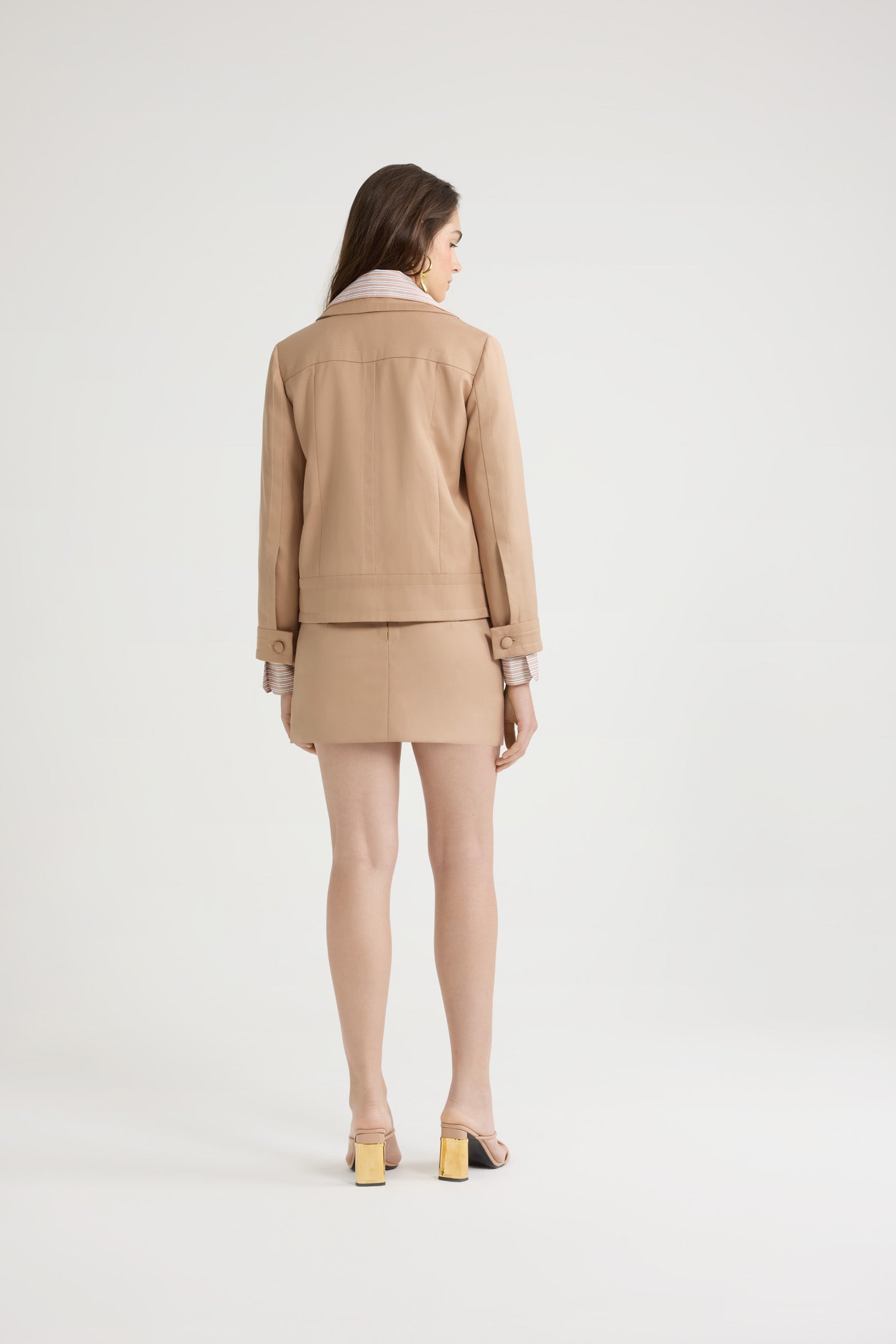 Patou P25OU0360203118P veste coton beige