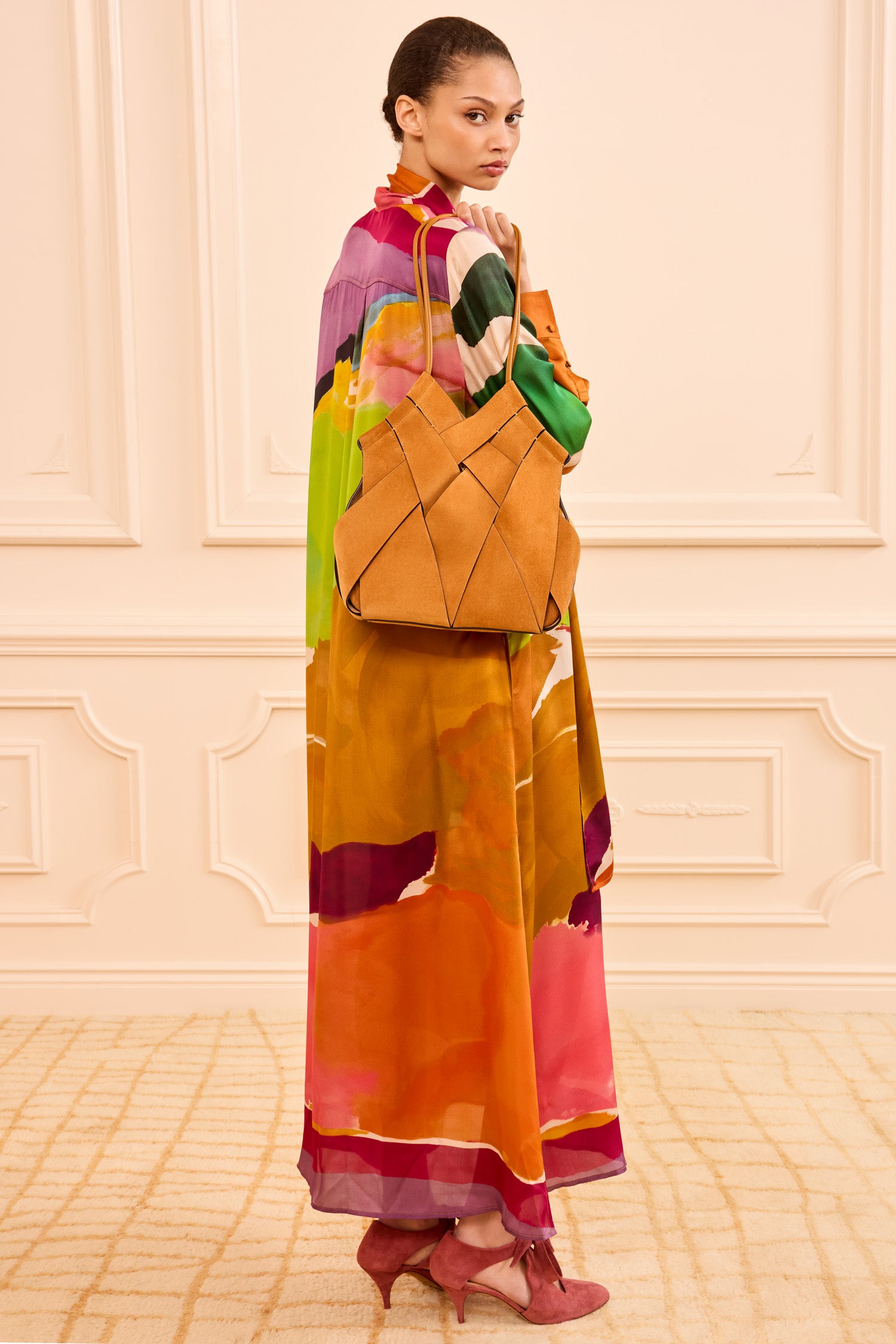 Ulla Johnson Charlotte sac épaule canyon suède