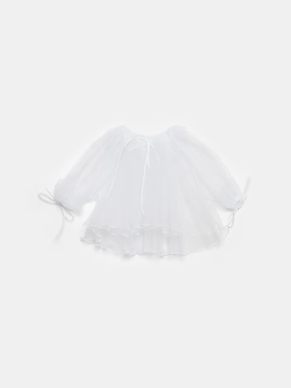 Ester Manas Mini Manas blouse blanche 50-56 froncée