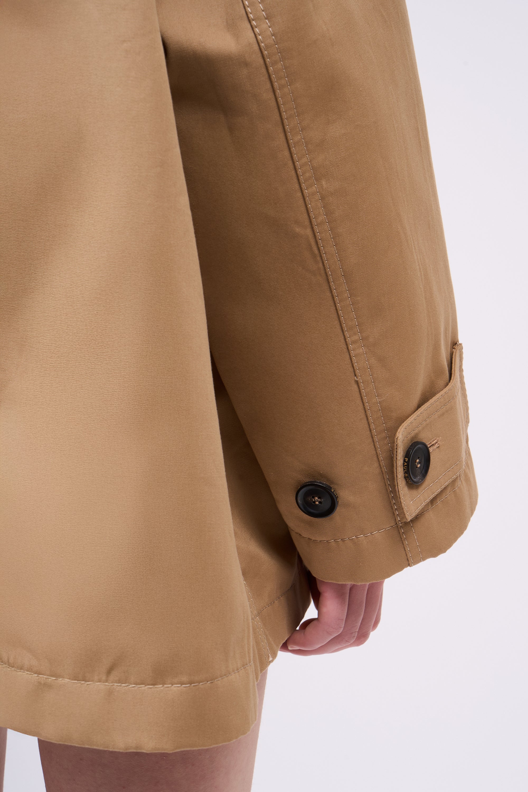 Paul & Joe Duncan veste oversized coton camelMade in France