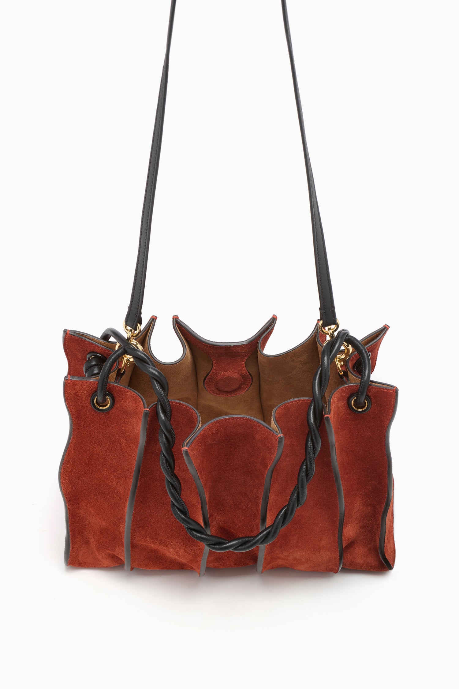 Ulla Johnson Adria sac bandoulière rouille suède
