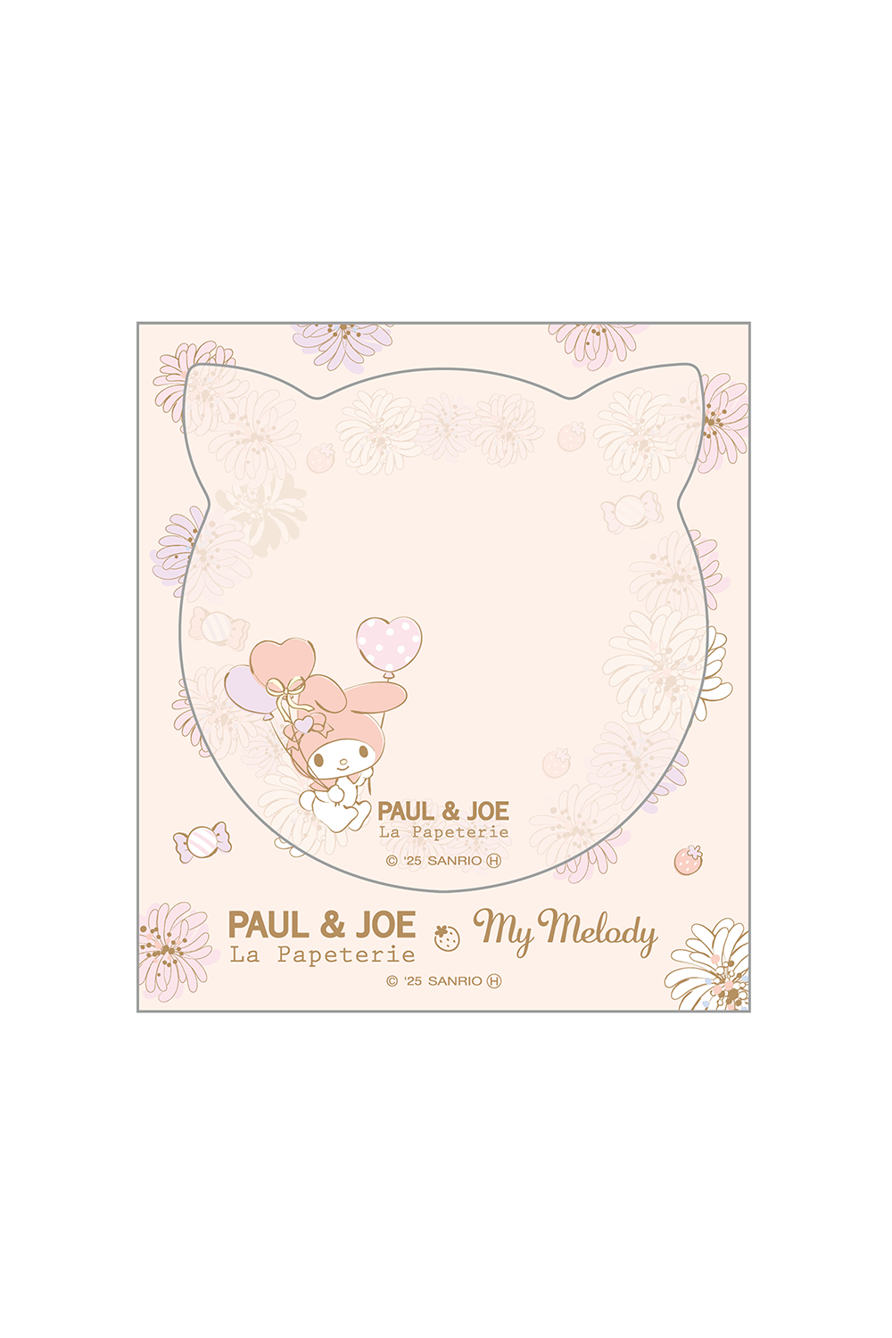 Paul & Joe pense-bête rose chrysanthèmes My Melody adhésif