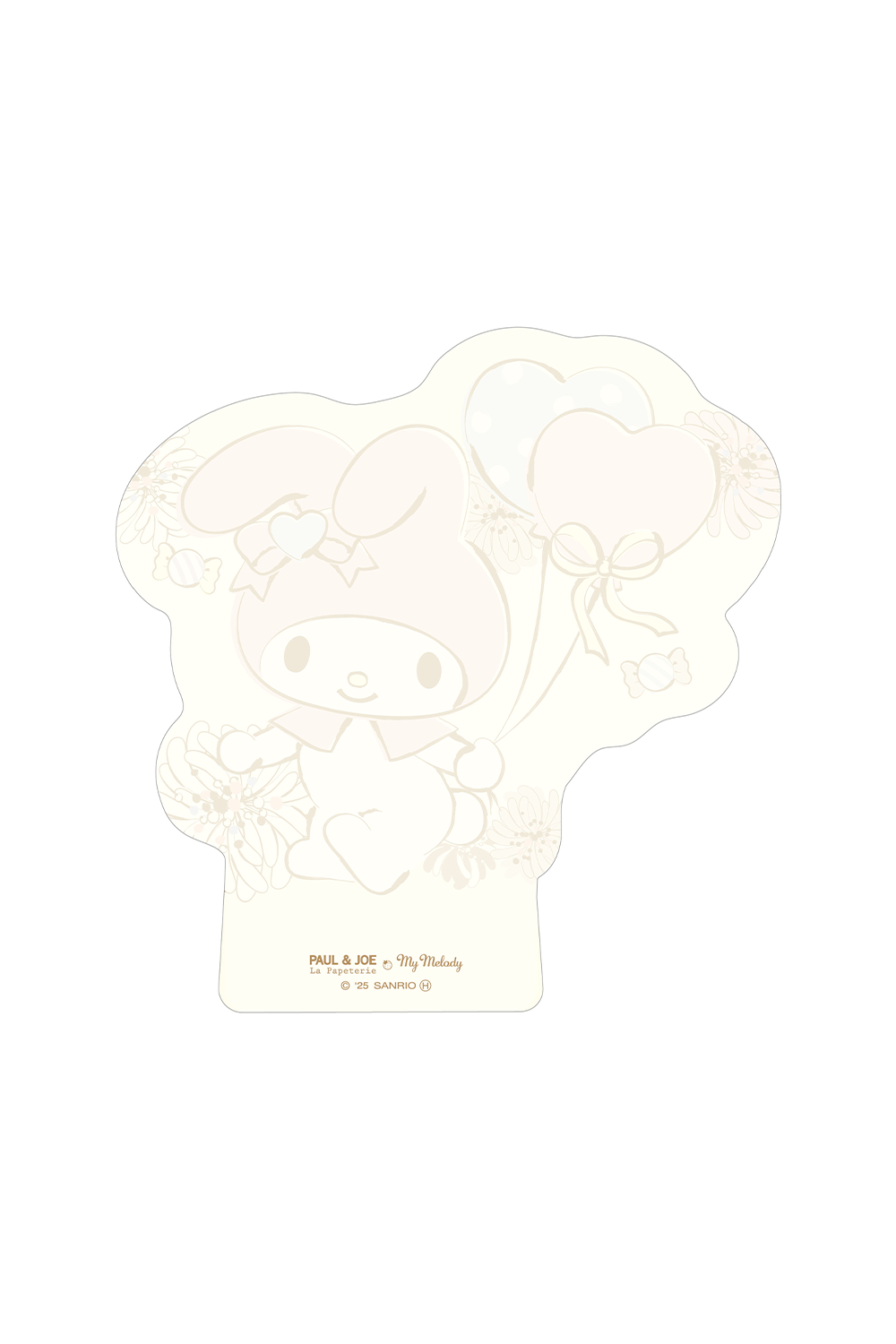 Paul & Joe Papeterie pense-bête lapin My Melody blanc beige
