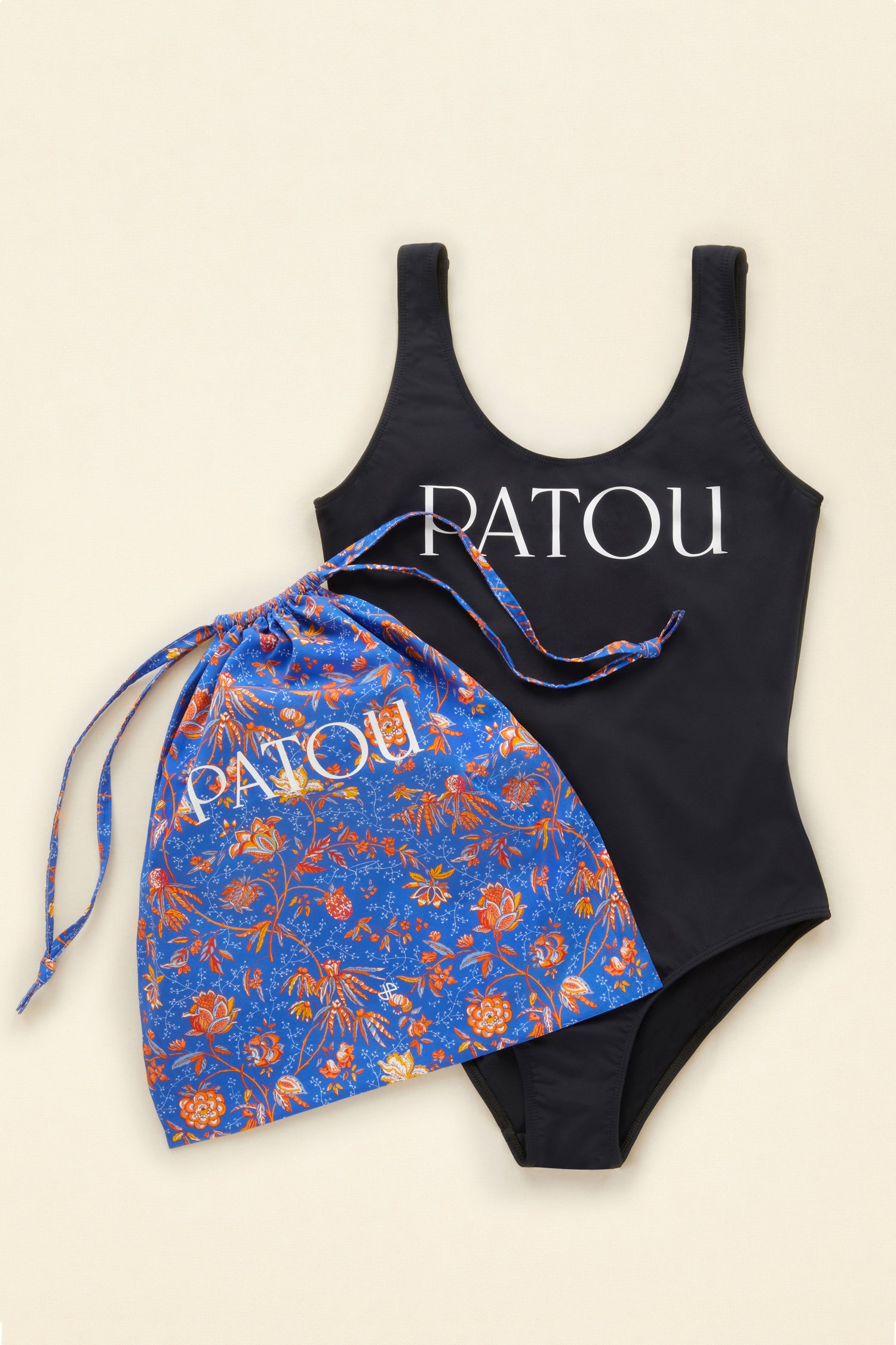 Patou SW001 maillot une pièce noir dos nu 34