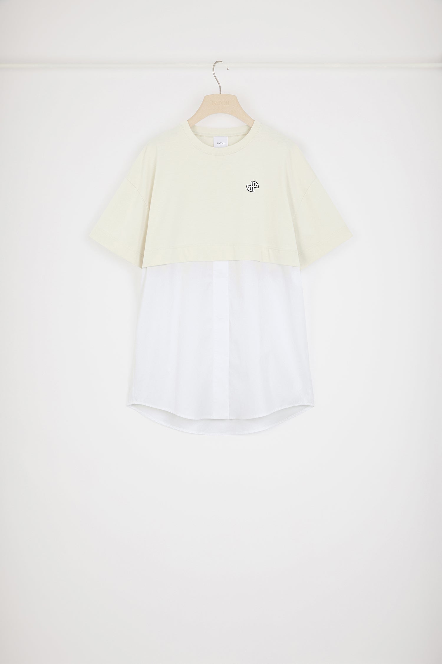 Patou Hybrid JE108 robe t-shirt Natural coton bio