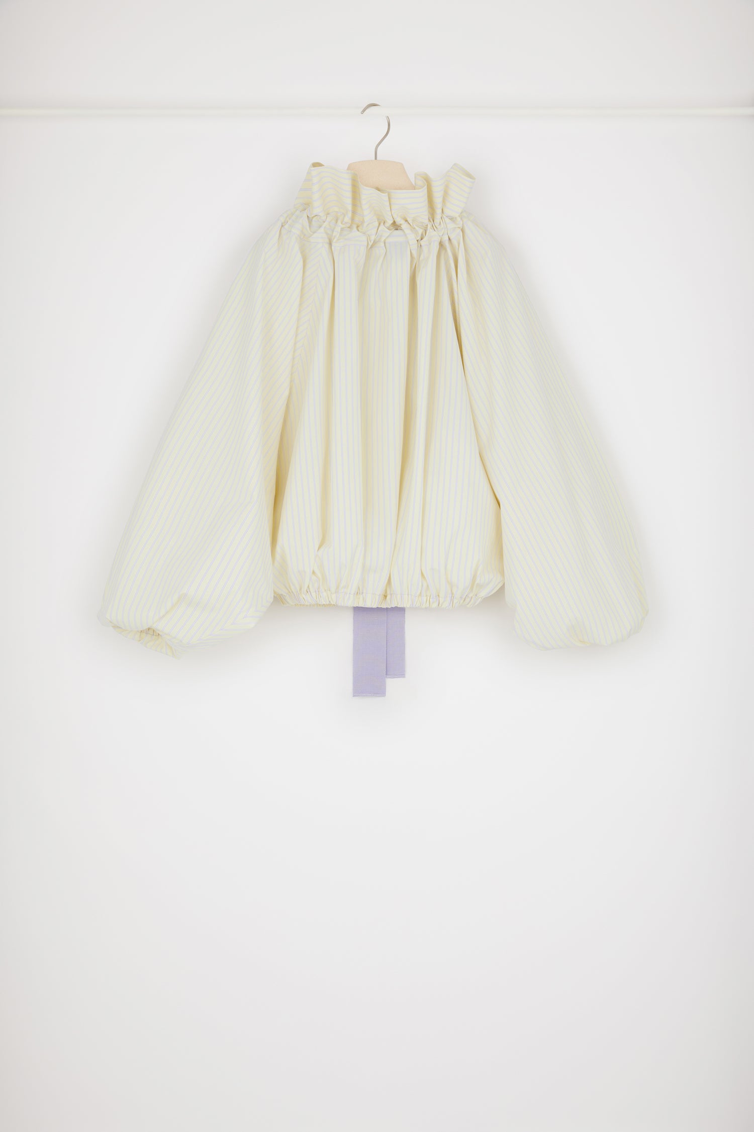Patou Tops TO017 top manches bouffantes coton bio jaune