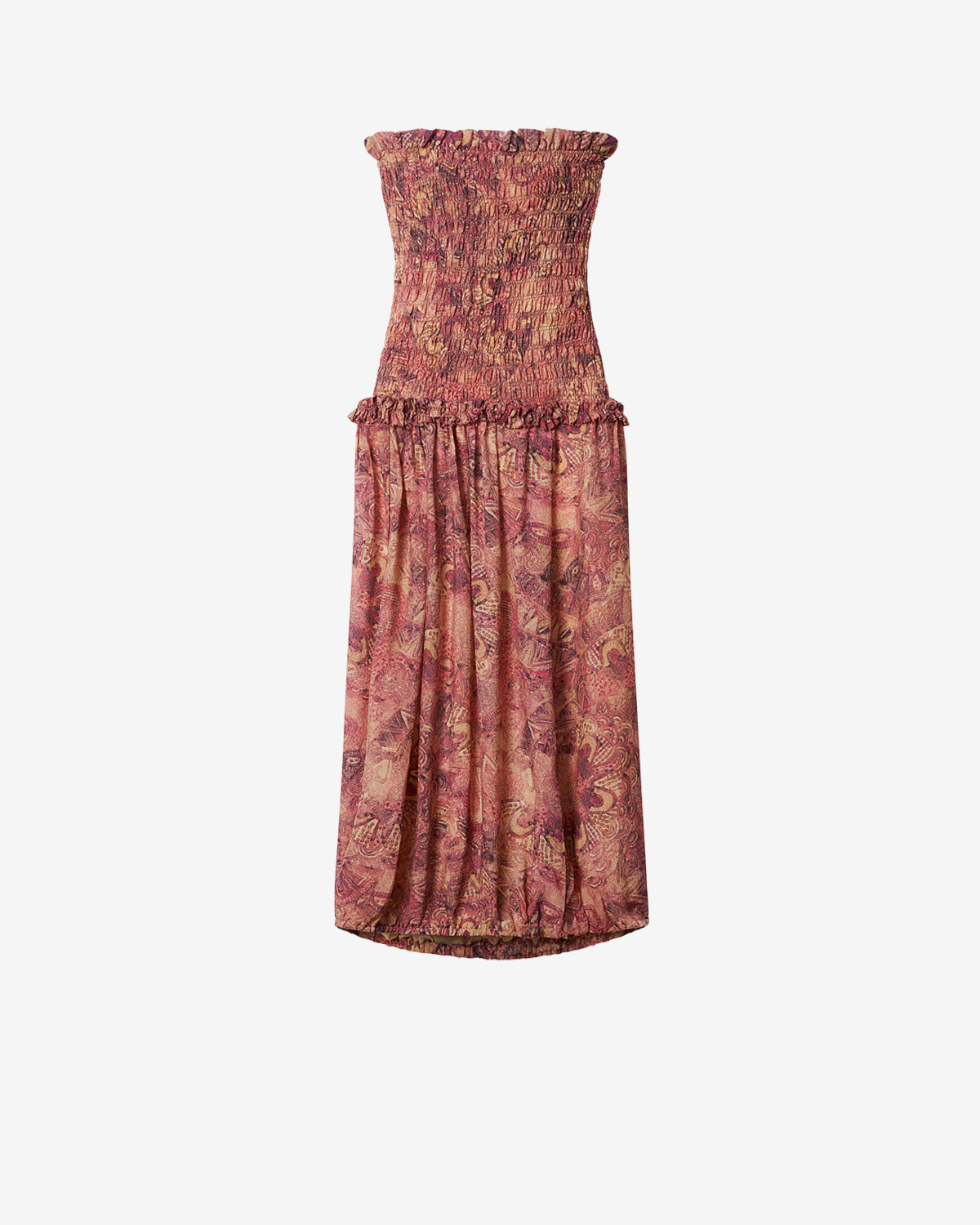 Isabel Marant Cleane robe soie rose