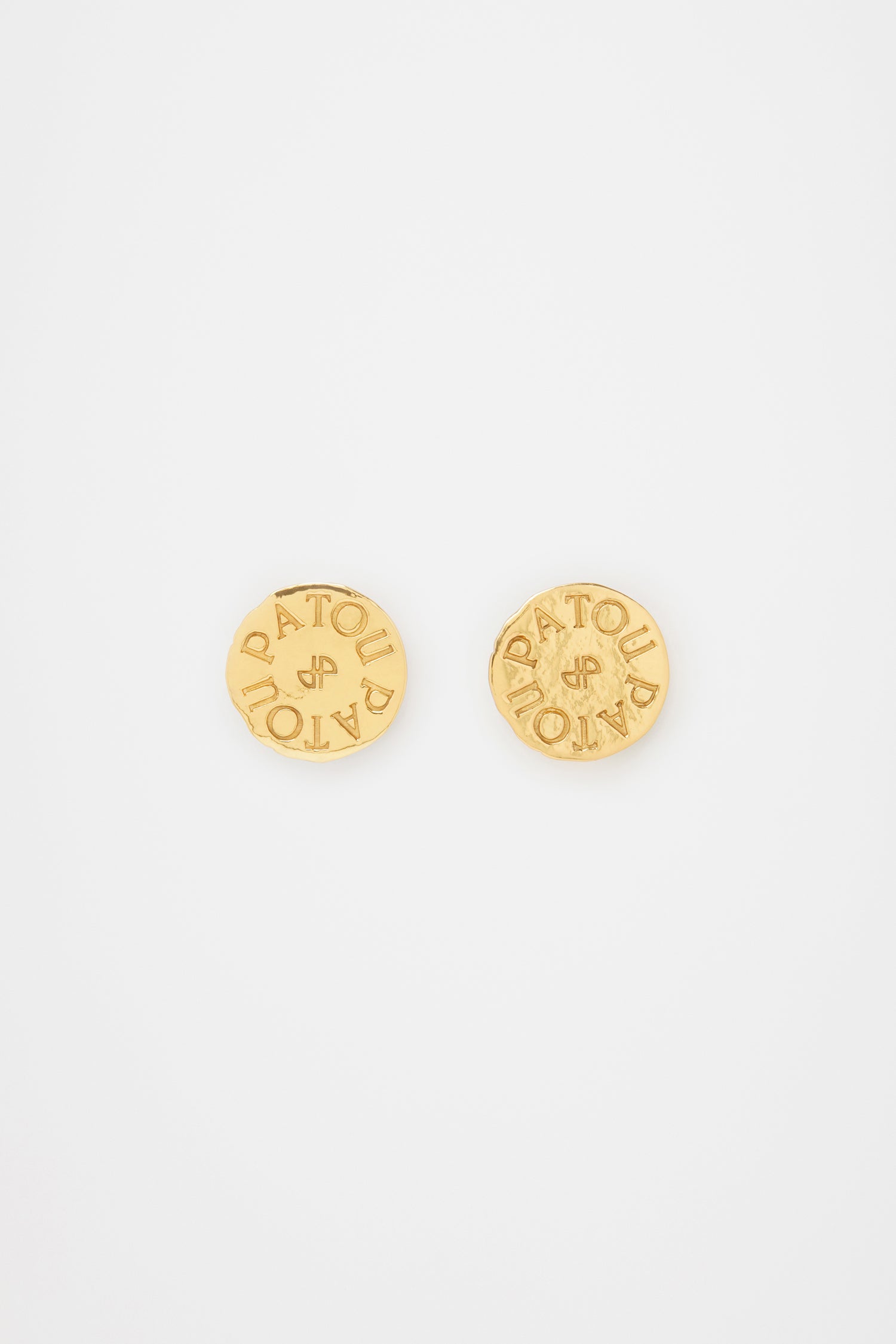 Patou Jewellery boucles d'oreilles P23JW0921002299G doré médaille