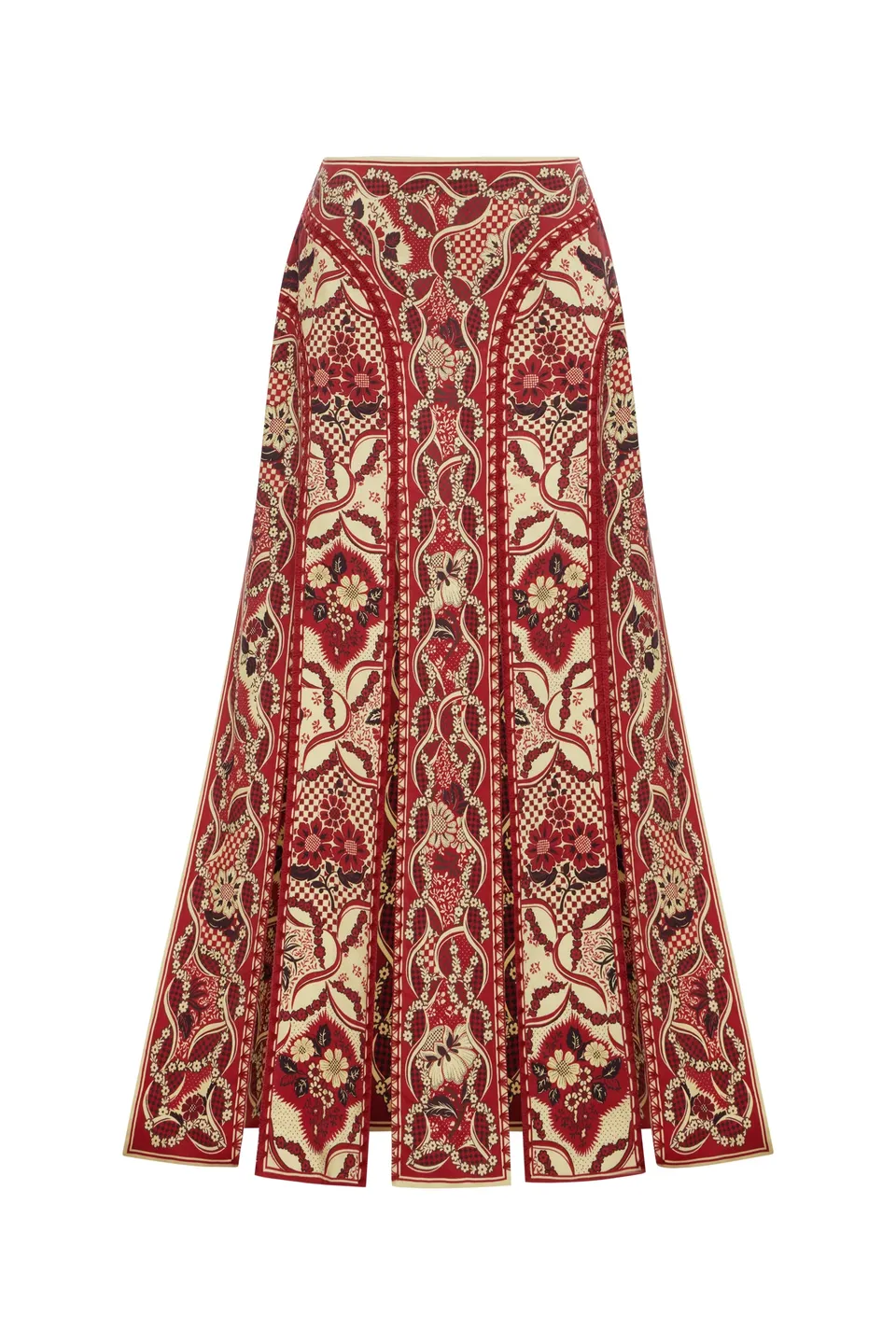 Alemaïs Kenny jupe midi fendue viscose lin