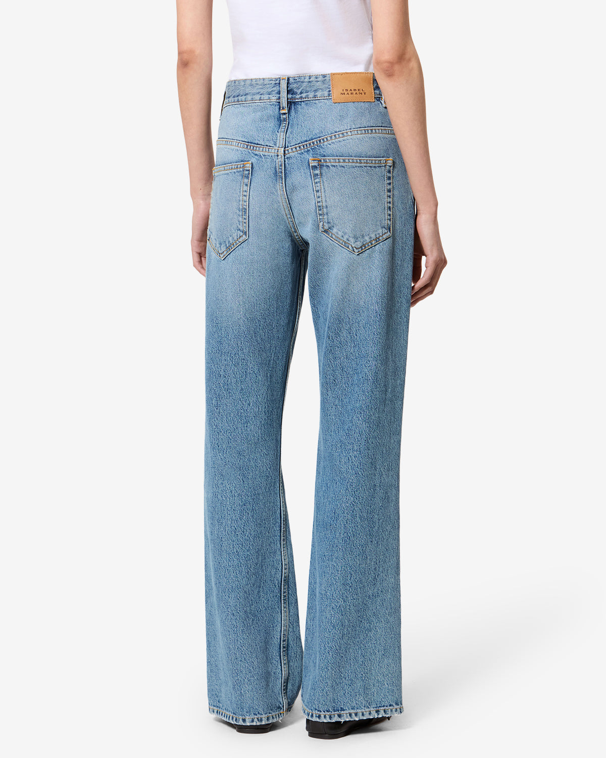 Isabel Marant Belvia jean bleu clair bootcut