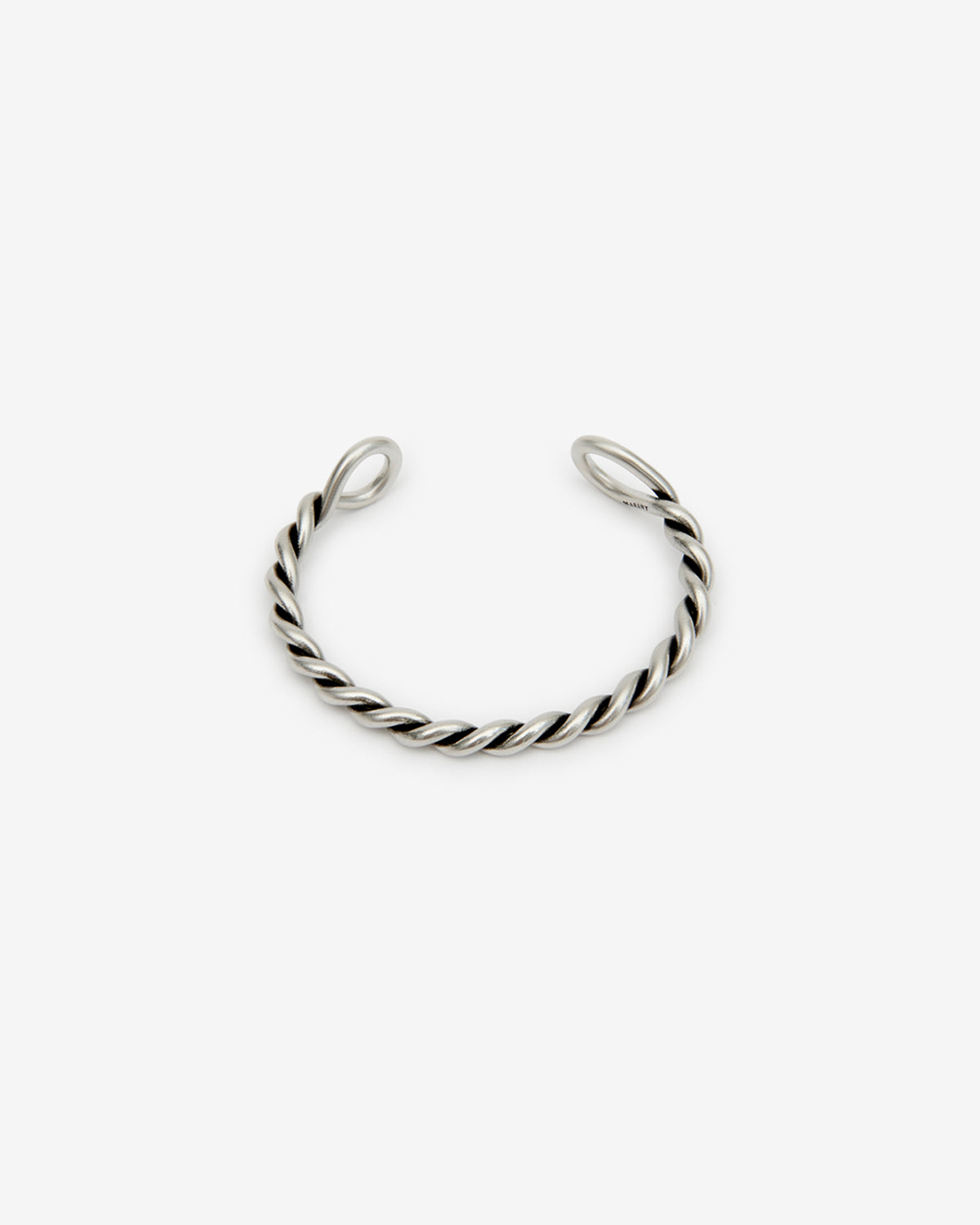 Isabel Marant Roy BR0209HA bracelet jonc argent tressé