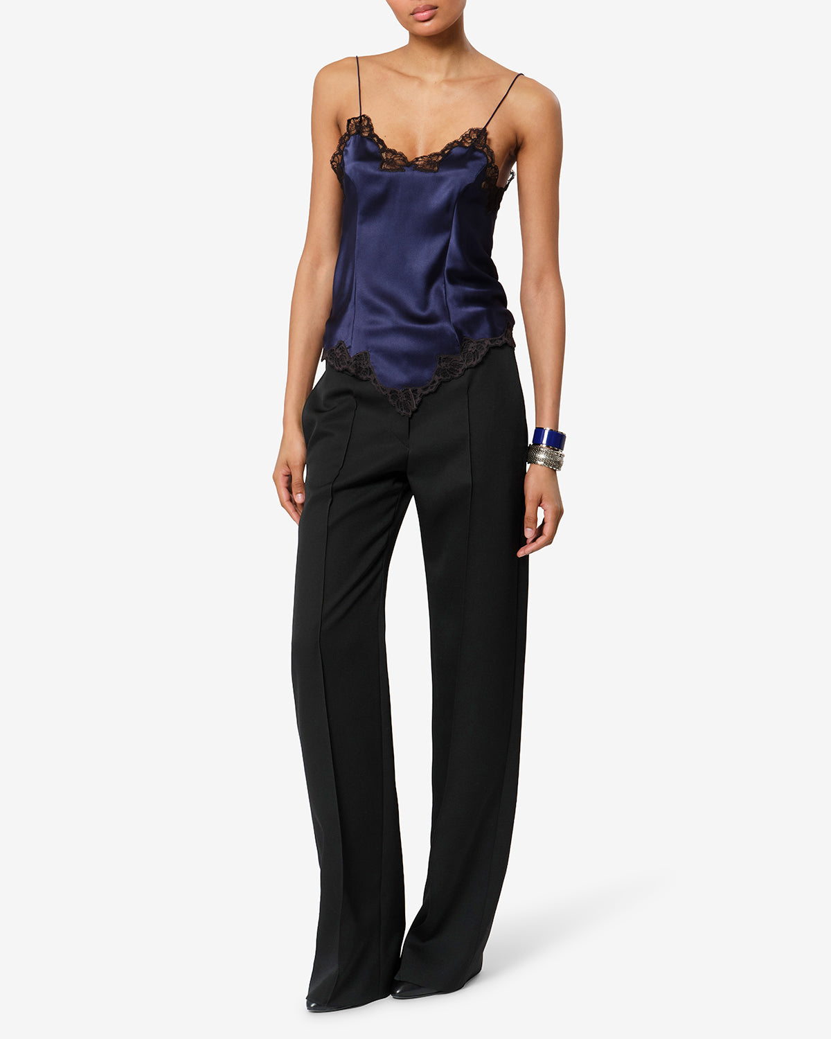 Isabel Marant Lusia pantalon tailleur noir laine