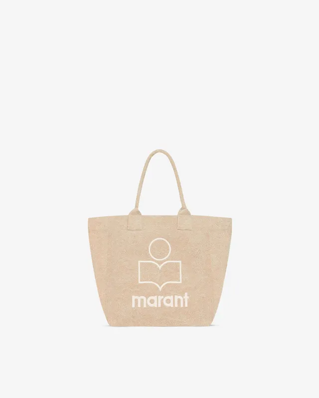 Isabel Marant Yenky Small sac cabas beige toile