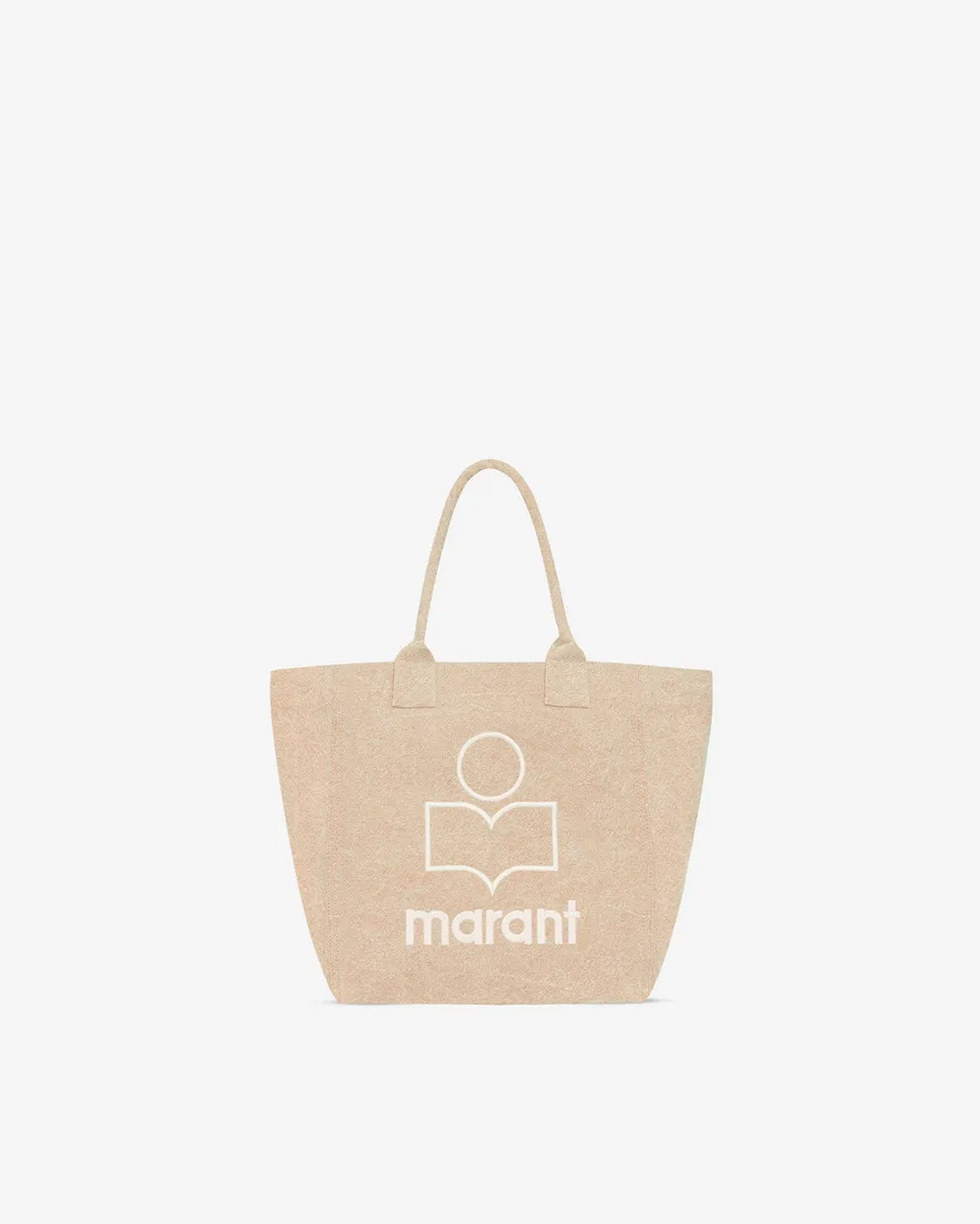 Isabel Marant Yenky Small sac cabas beige toile