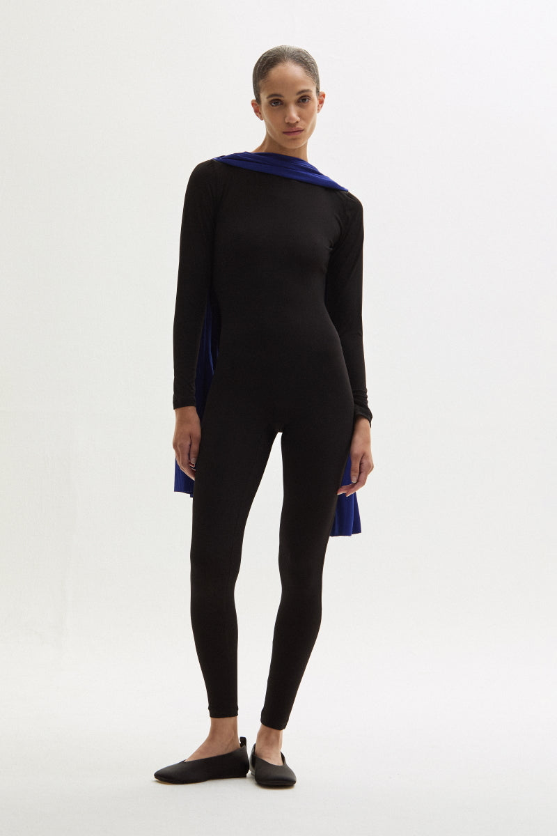ATU Body Couture Scarf Combinaison Noire Foulard Bleu