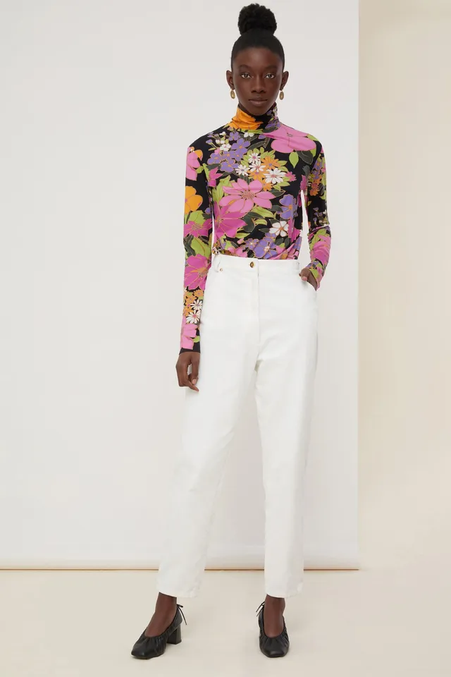 Patou A20JE01399965024 top jersey Autumn Flowers