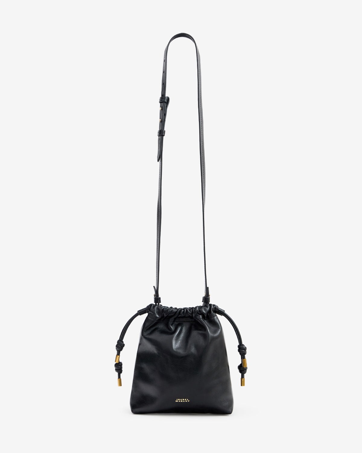 Isabel Marant Silven Mini sac cuir noir 22 cm