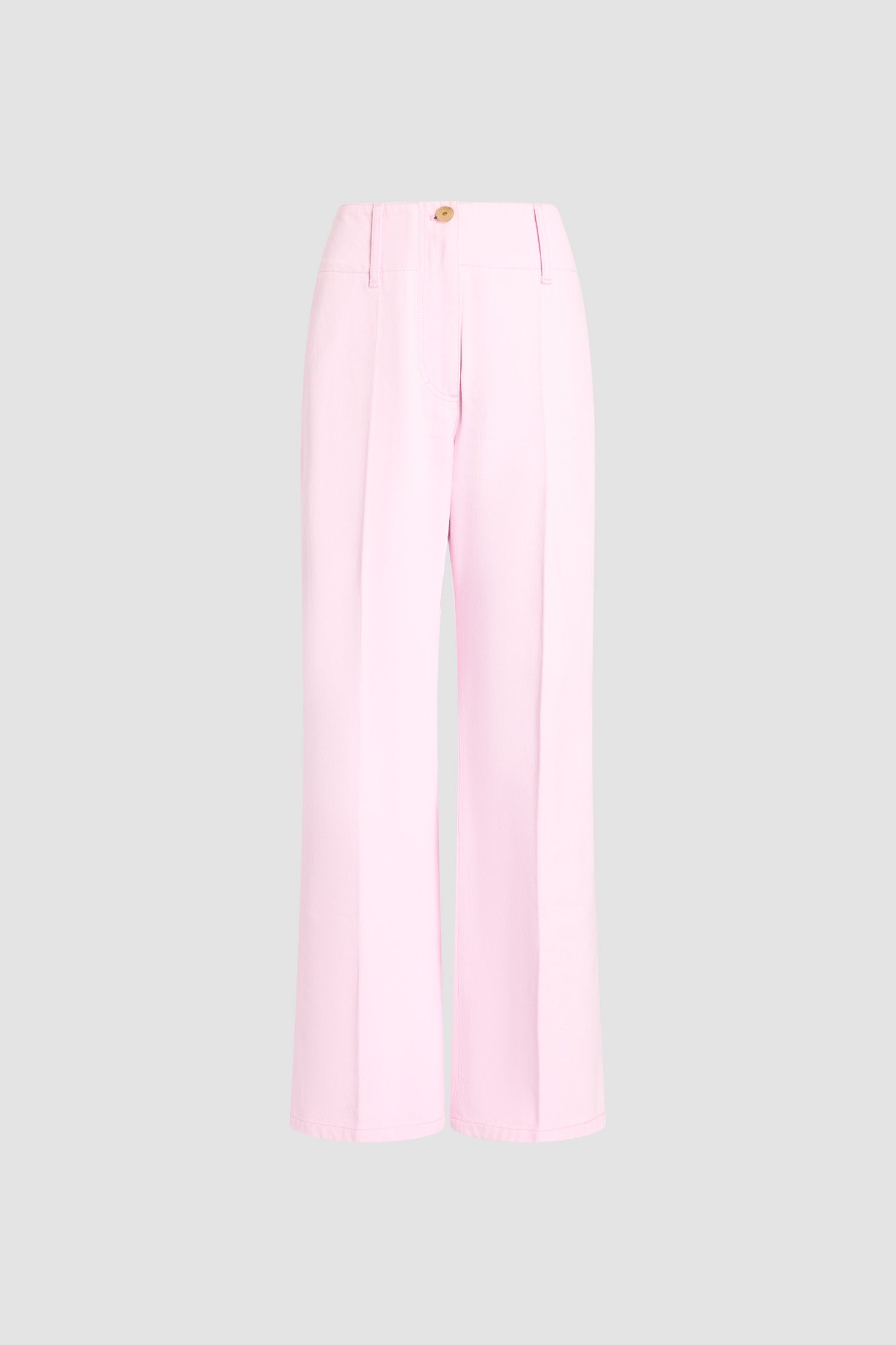 Patou P26TR0440252462P pantalon denim large rose