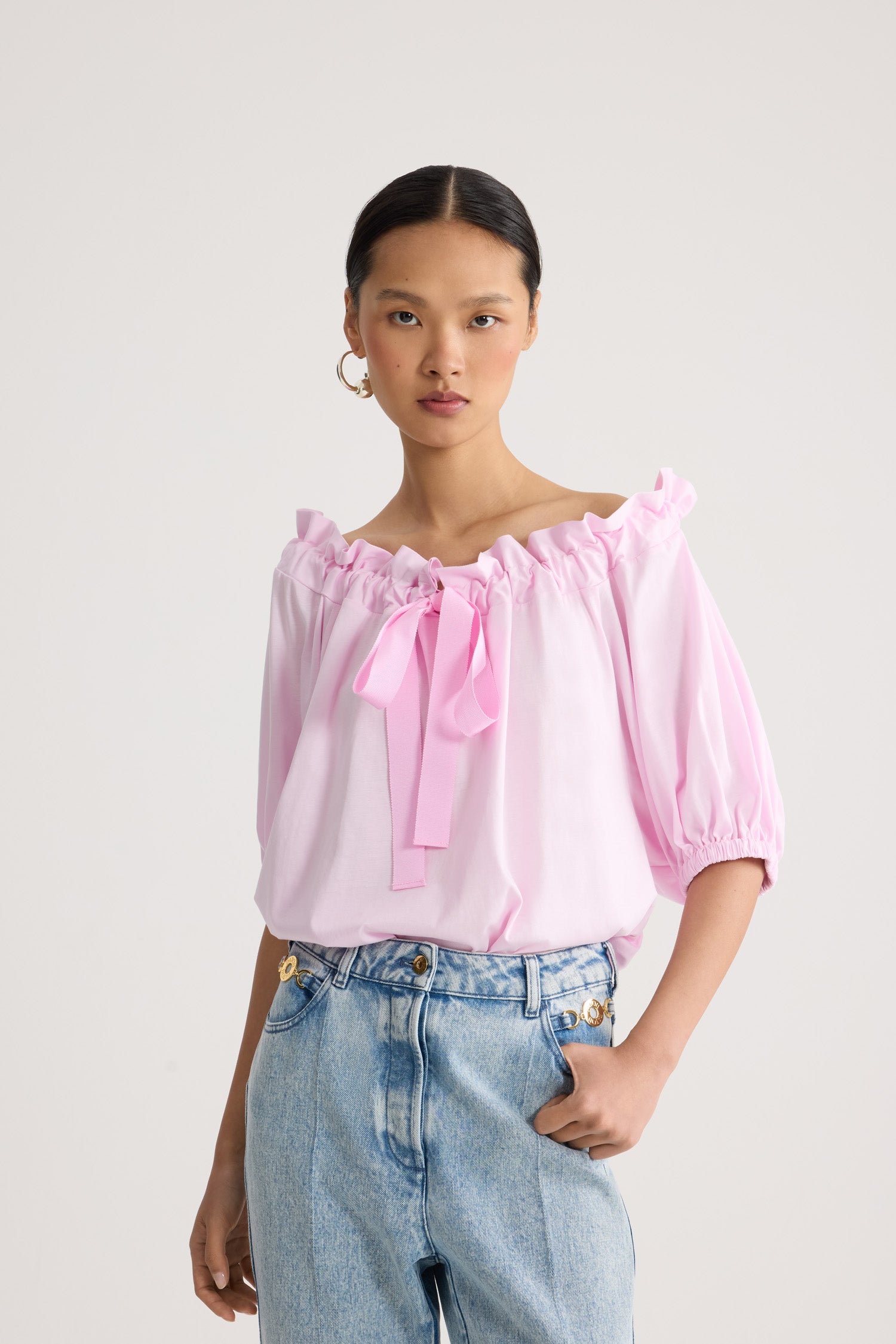 Patou JE139 top coton bio Candy Pink XS-XL