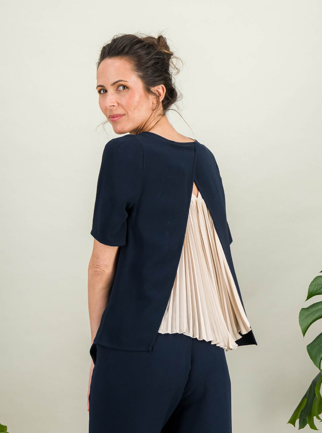 Anahide Saint André Comète Amaya set 2 tops blanc sable