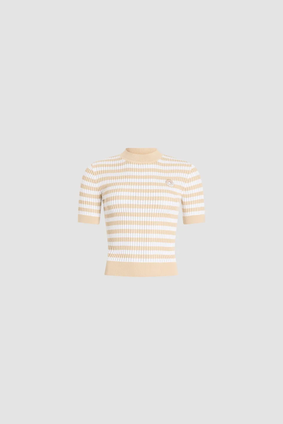 Patou KN342 pull rayé coton Safari Sand XS-XL