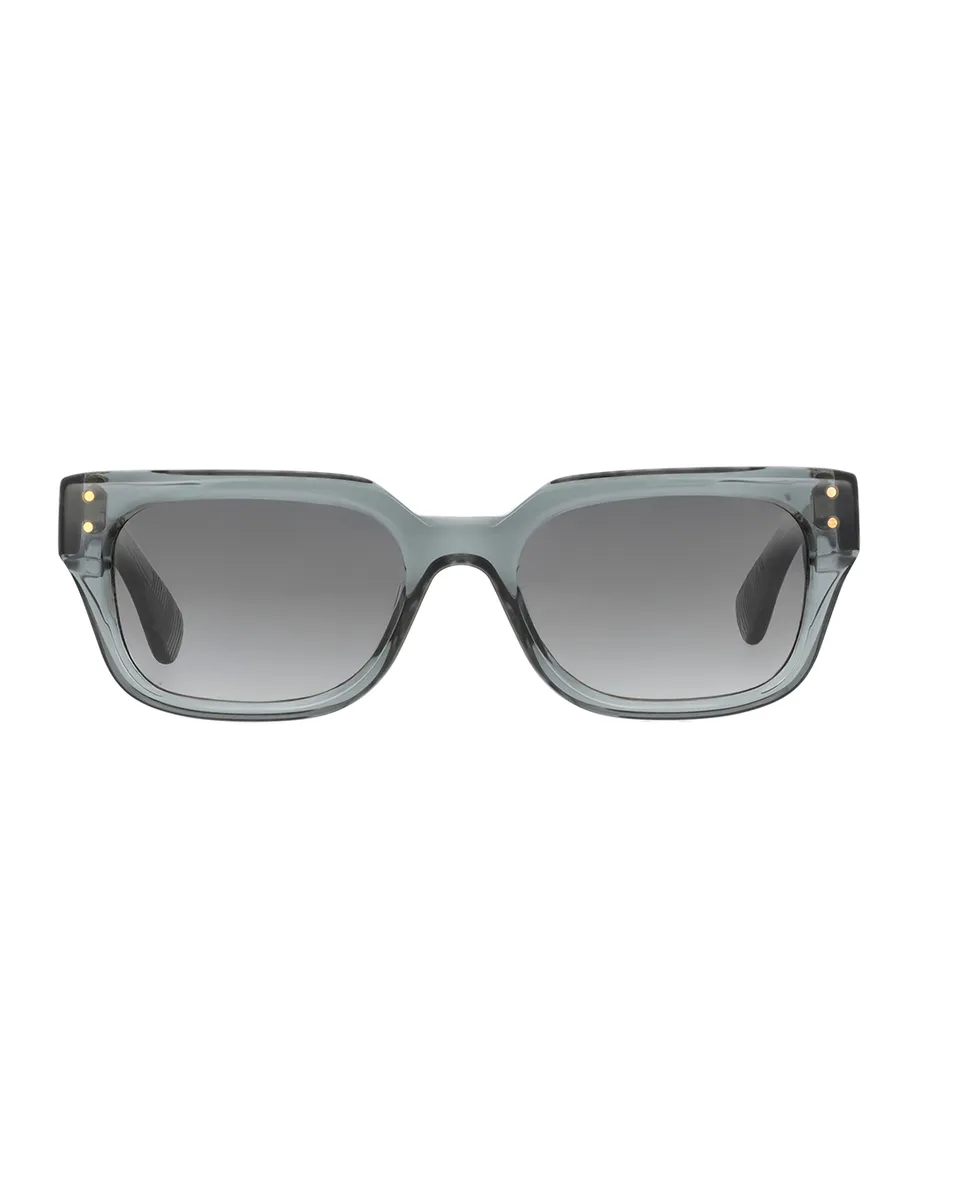 Paul & Joe Lunettes de soleil rectangulaires cristal gris vert catégorie 3