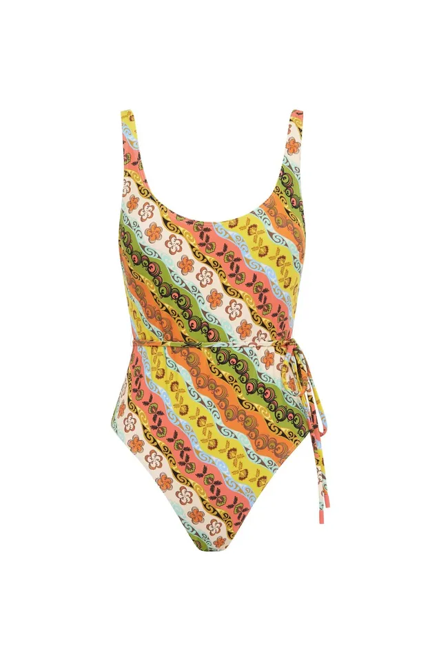 Alemaïs Janine maillot une pièce floral recyclé