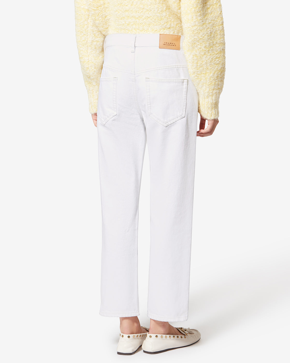 Isabel Marant Dakota jean blanc 7/8 taille regular